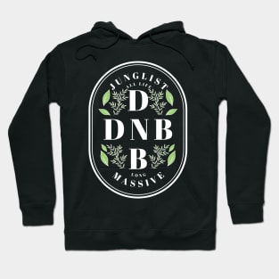 DNB - Junglist Massive plant life (White/Green) Hoodie